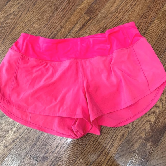 lululemon athletica Pants - Lululemon Athletica Vibrant Pink Athletic Shorts